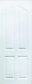 ประตู UPVC - Polywood (โพลีวูด) Special II PSW-5 บานทึบ-ลูกฟัก สีขาว
