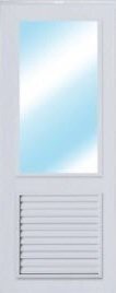 ประตู PVC - Polywood Anti 5 PW4 70x200 ซม. ขาว