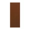 ประตู uPVC ภายนอก-ภายใน Polywood PJR-002 สีน้ำตาล ผิวลายเสี้ยนไม้