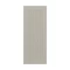 ประตู uPVC ภายนอก-ภายใน Polywood PJR-003 สีเบจ ผิวลายเสี้ยนไม้